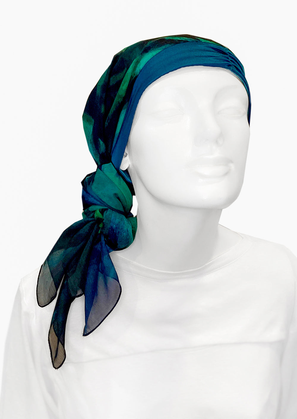 Fine Art Headscarf ~Peacock