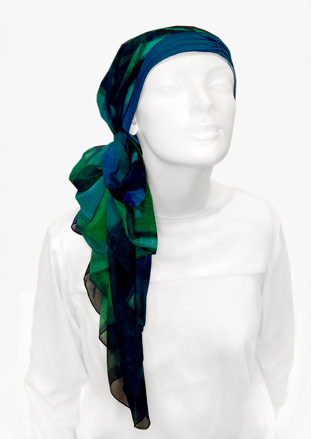 Fine Art Headscarf ~Peacock