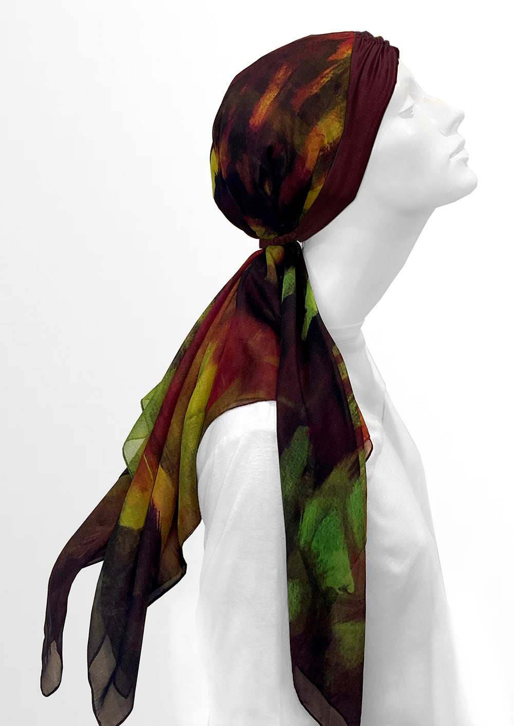 Fine Art Headscarf ~Wine