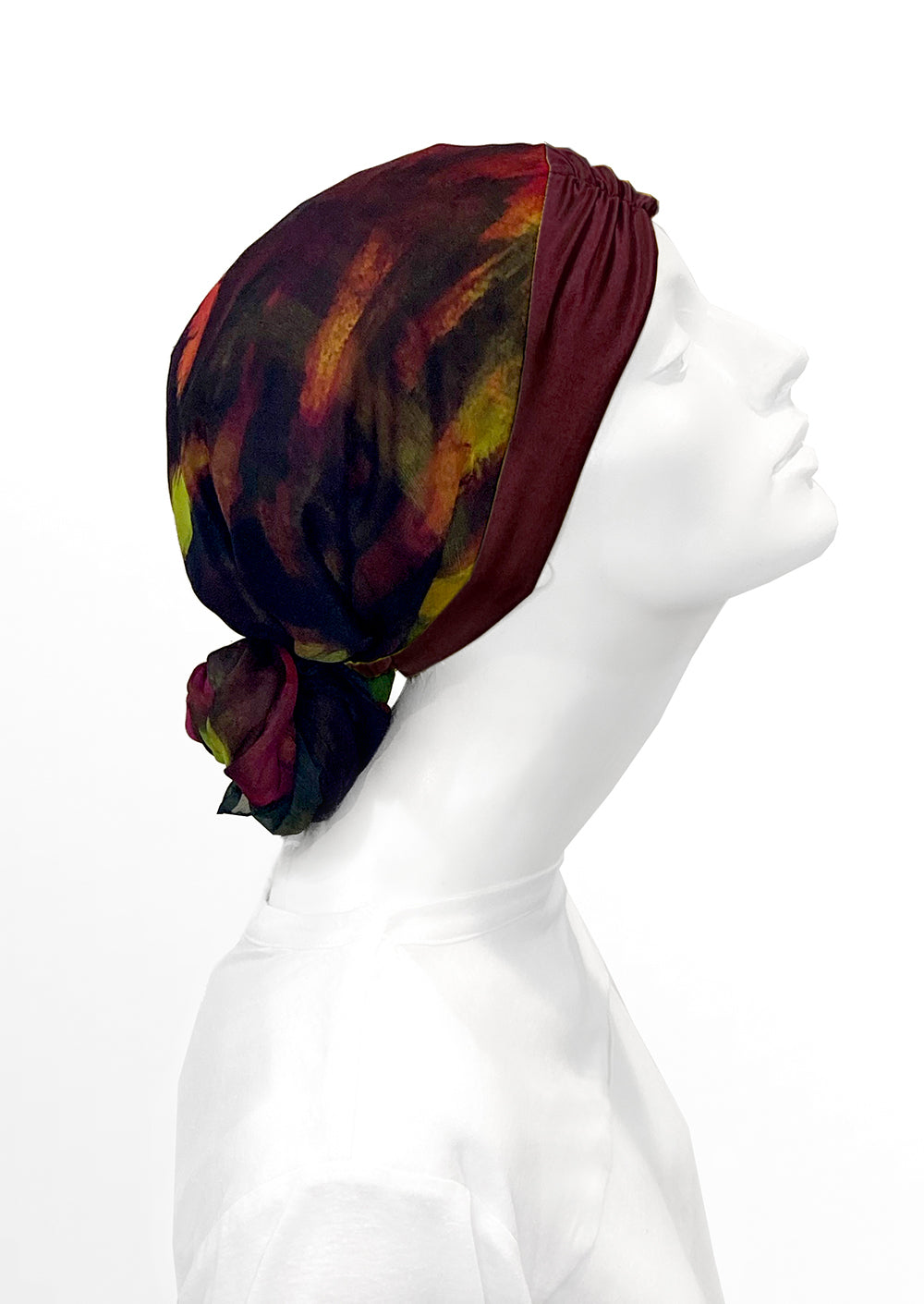 Fine Art Headscarf ~Wine